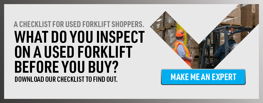 CTA - Checklist for Used Forklift Shoppers